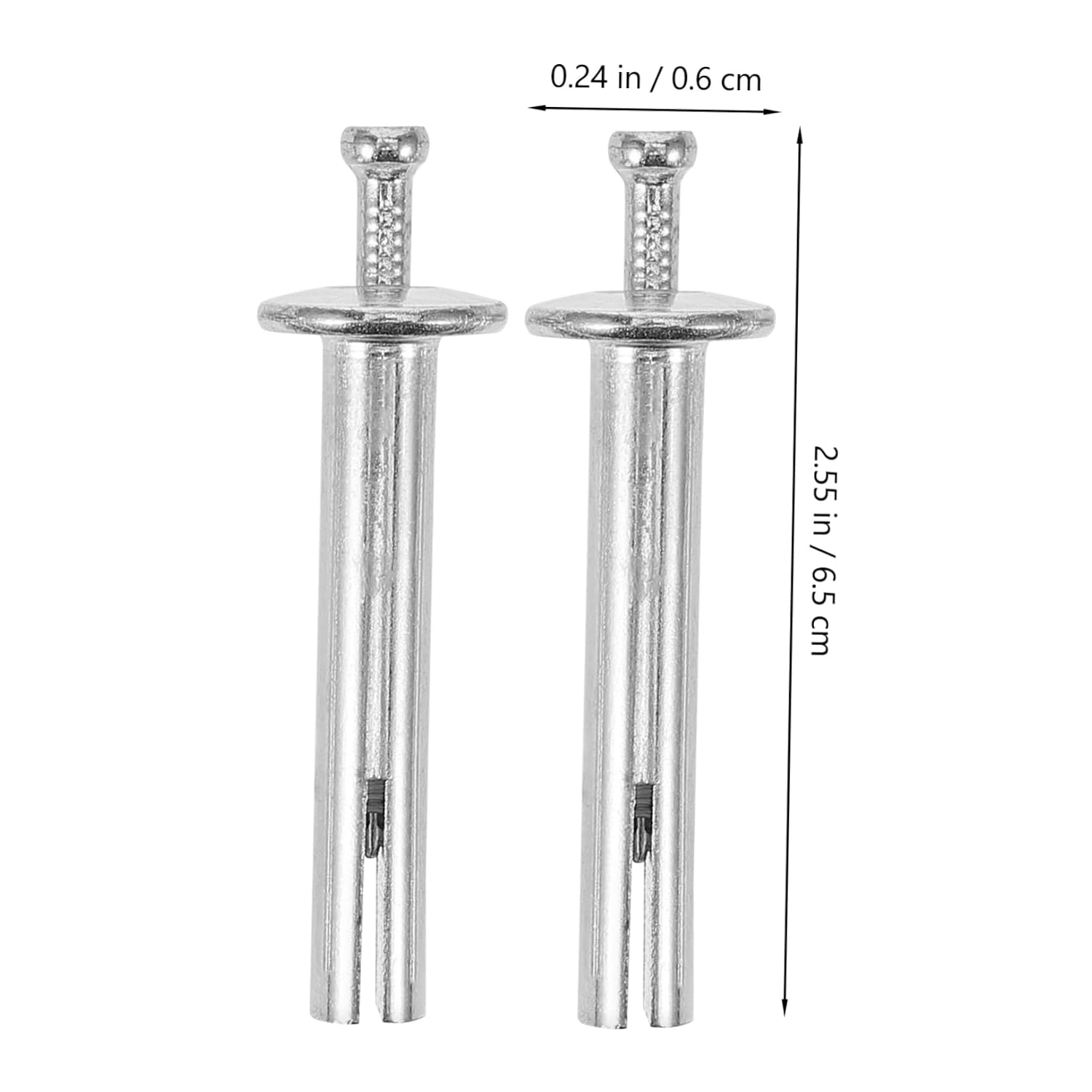 CHILDWEET 10pcs Expansion Drive Nails for Concrete Heavy-Duty Anchors for Fixing Projects Fastening Easy Installation Compact Design
