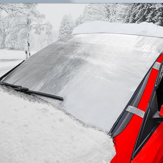 BYENS Auto Tarpaulin Car Windshield Sunshade Snow Anti-Ice Vehicle Auto Sunscreen Car Curtain Tarpaulin Tent Cover
