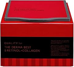 Quality 1st The Derma Best 5 Retinol + Collagen (Pack of 20) Face Pack Sheet Mask Aging (Retinol) Made in Japan