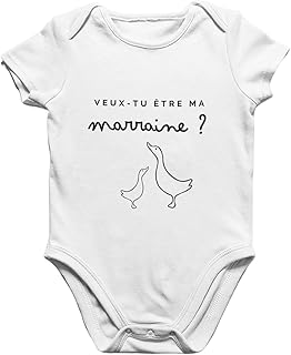 Cache couche bébé demande Veux-tu être ma marraine ? (0-3)
