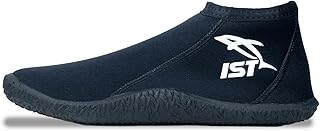 3mm Low Cut Neoprene Dive Booties with Rubber Vulcanized Sole