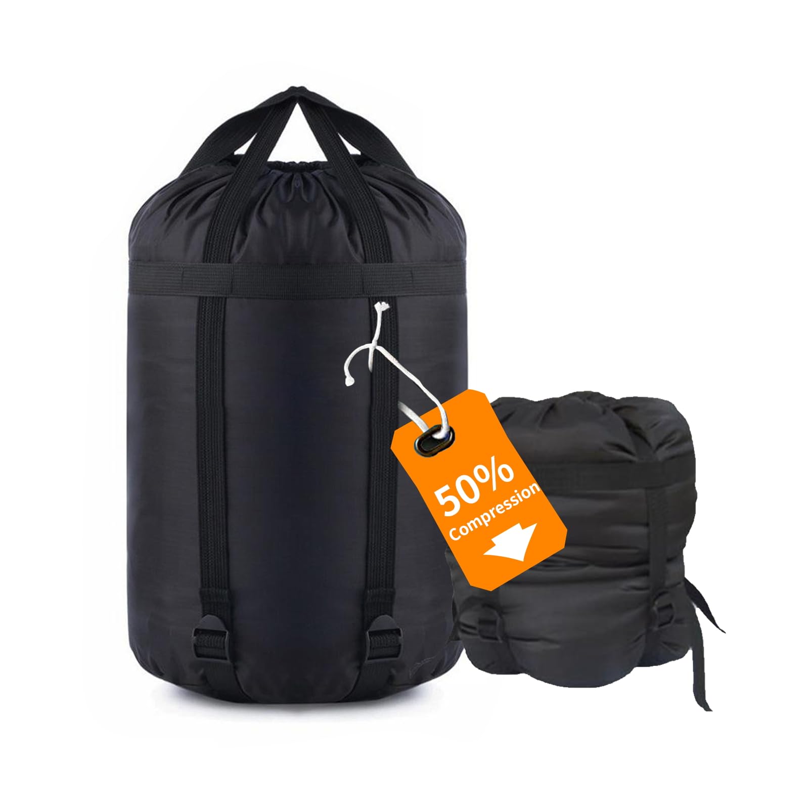 Worek Kompresyjny, 2 Szt. Tkanina Oxford Outdoor Camping Śpiwór Wodoodporna Torba Podróżna Dla Dorosłych Kompresja Do Przechowywania śpiworów Ubrania