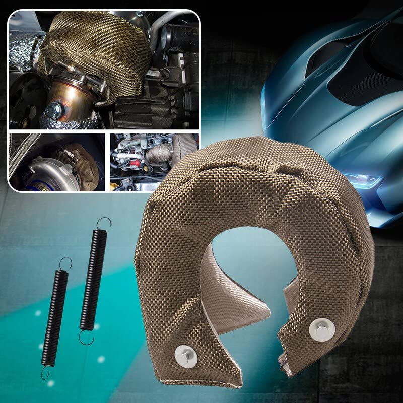Cubierta protectora de calor para cargador turbo T3 y accesorios de protección térmica 2