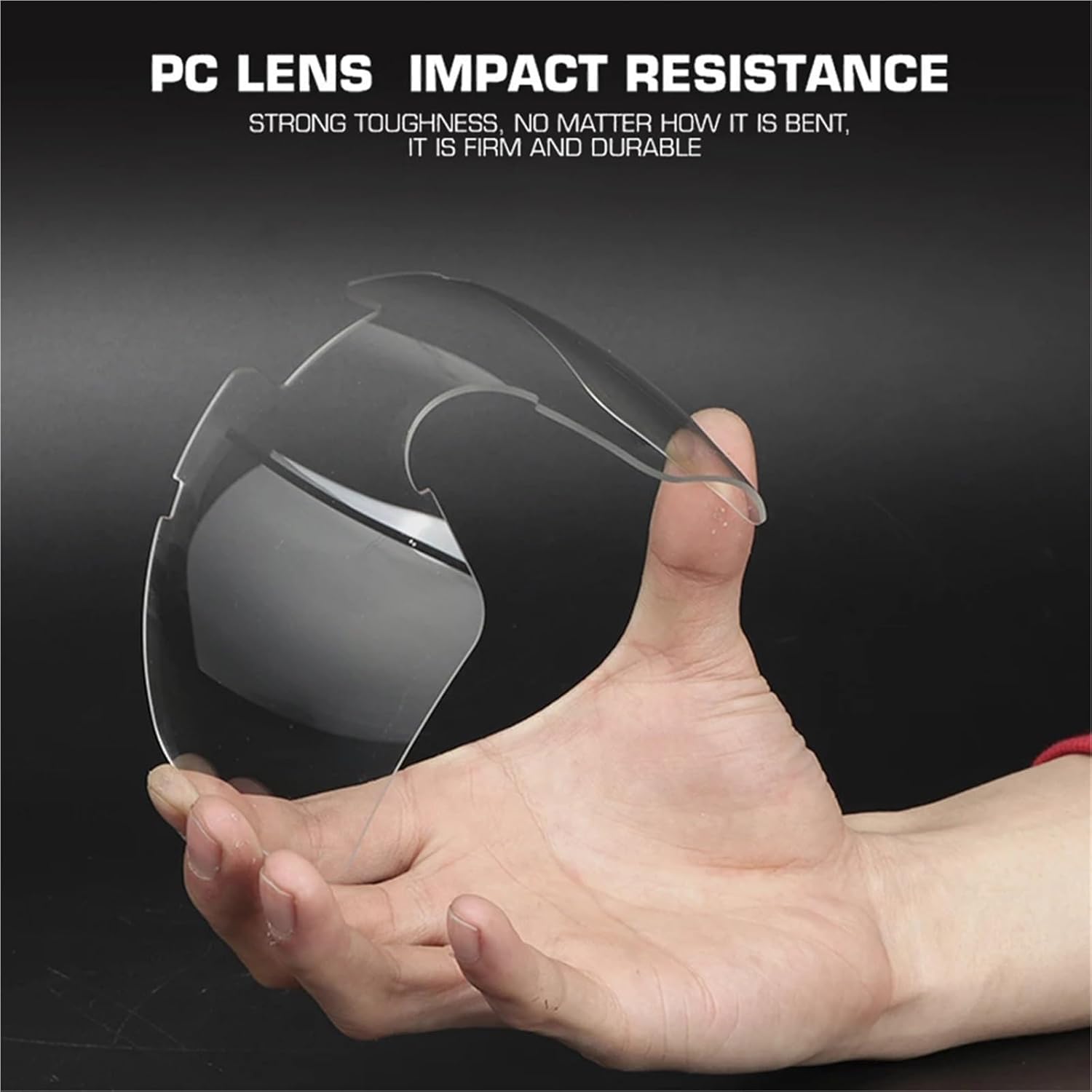 Tactical Anti-Fog Goggles with Micro Fan System - 2-Lens (Transparent/Black) Dustproof Protective Glasses Paintball Gear