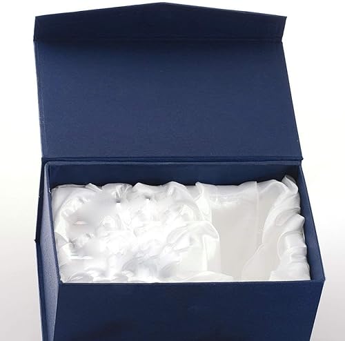 Vista 5 de Amlong Crystal Esfera de bola de cristal transparente, cuarzo asiático, 3.150 in (3 pulgadas de diámetro) con soporte de madera y caja de regalo