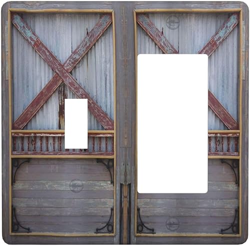 Miniatura 96 de Farmhouse Coffee Primitive Coffee Bean Kitchen 3 Gang Triple Interruptor de Luz de Palanca Cubierta de Placa de Pared Placa Frontal Eléctrica