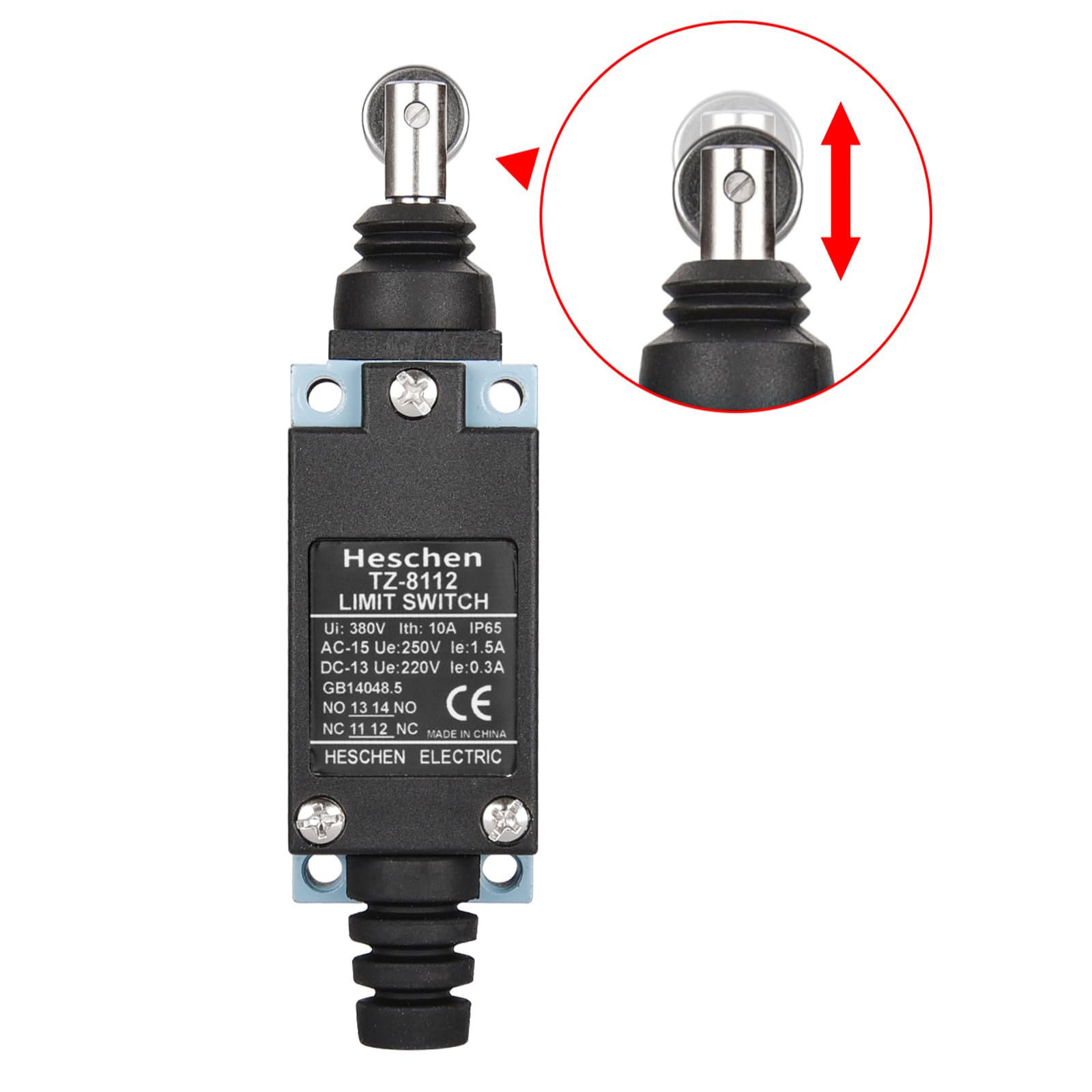 Heschen Limit switch TZ-8112 Micro Switches Parallel Roller