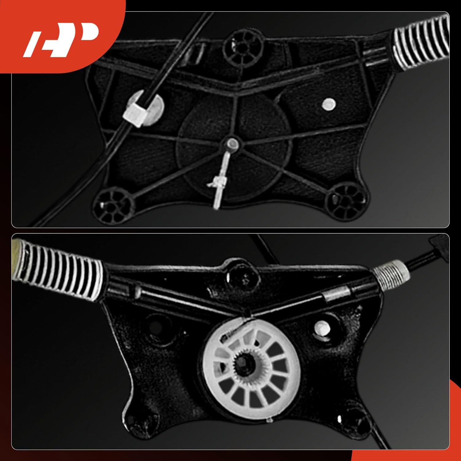 A-Premium Front Left Driver Side Electric Power Window Regulator Without Motor Compatible with Audi A5 Quattro 2018-2024, S5 2018-2023