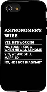 Amazon: iPhone SE (2020) / 7 / 8 Astronomer's wife funny sarcastic
