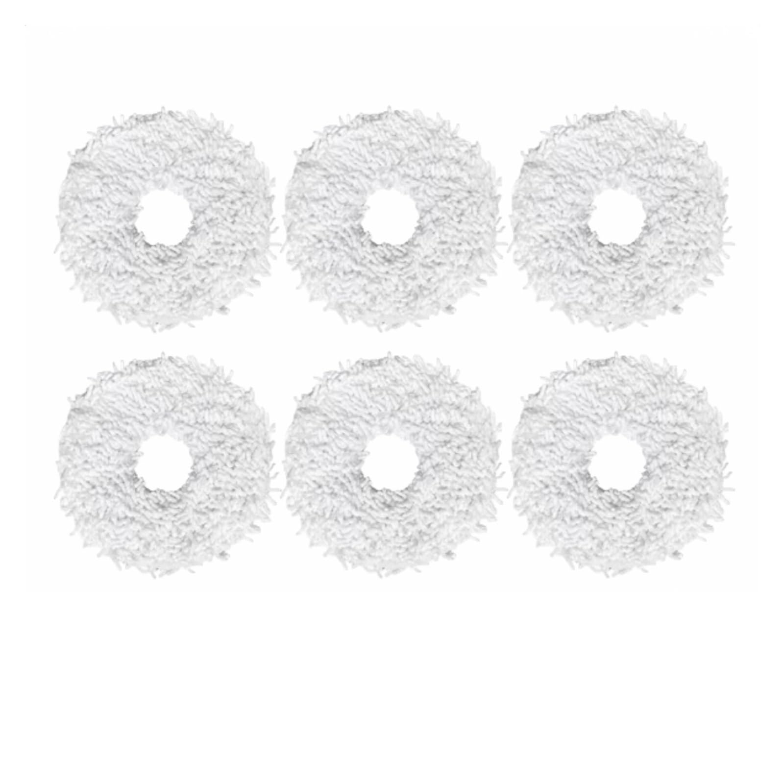 NUCBCULWP Compatible For ECOVACS，Compatible For Deebot, N9 + / Compatible For Yeedi，K10 Mop Robot Vacuum Cleaner Spare Parts Mop Cloth Pad(Mop-6PCS)