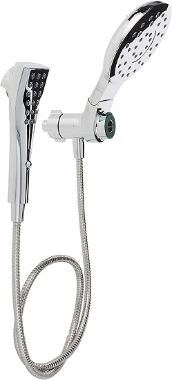 Moen 220H2 Verso Handshower With Magnetix Docking – Infiniti Dial, 4 Spray Modes, Chrome Finish