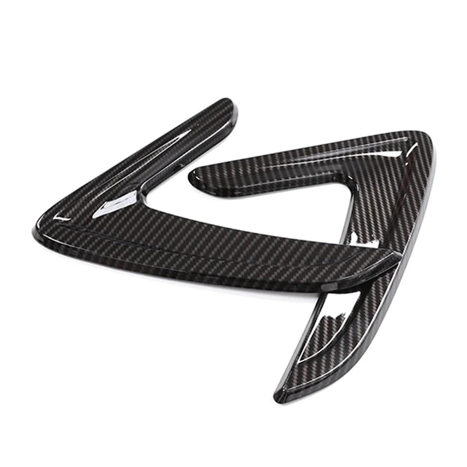 2 Piezas para Serie 3 F30 2013-2018 - Alerón Lateral con Rejilla De Ventilación Y Salida De Aire (ABS)(Carbon Fibre)
