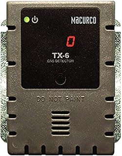 Macurco TX-6-HS Hydrogen Sulfide H2S (Low Voltage) Fixed Gas Detector Controller Transducer