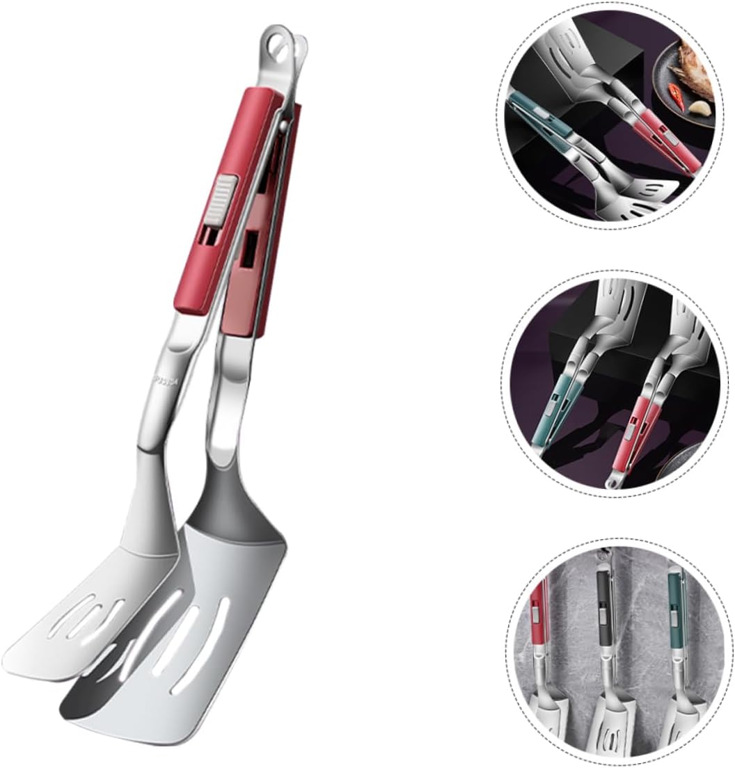 Cooking Tong Multi-functional Griddle Spatula Serving Tong for Kitchen