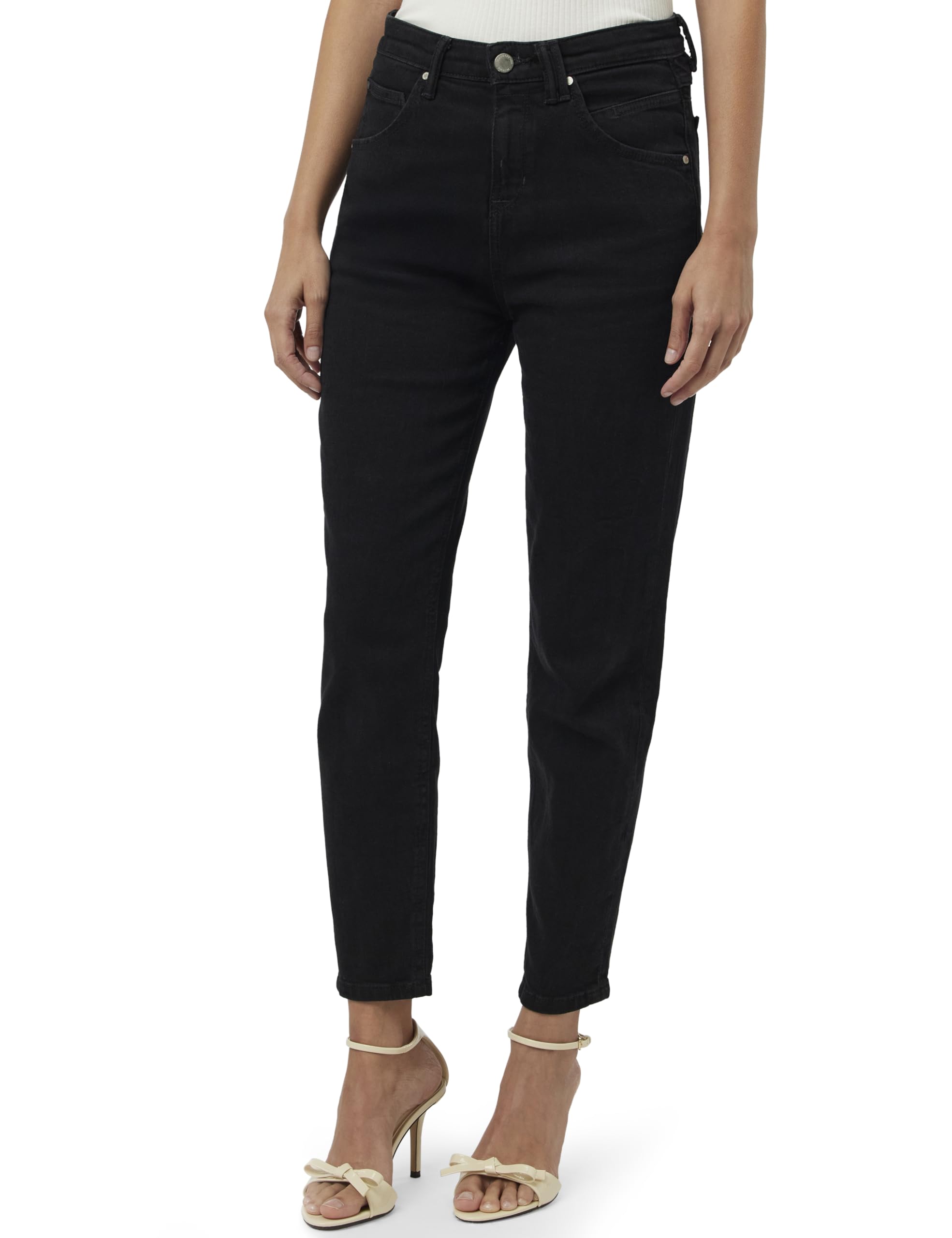 Marc O'Polo Denim Damen Jeanshose mit Stretch-Anteil Boyfriend Fit