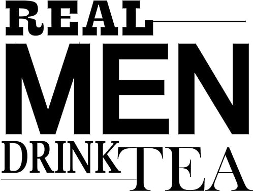 Miniatura 2 de CafePress Real Men Drink Tea Mugs Taza de café de cerámica de 11 oz (11.0 fl oz)