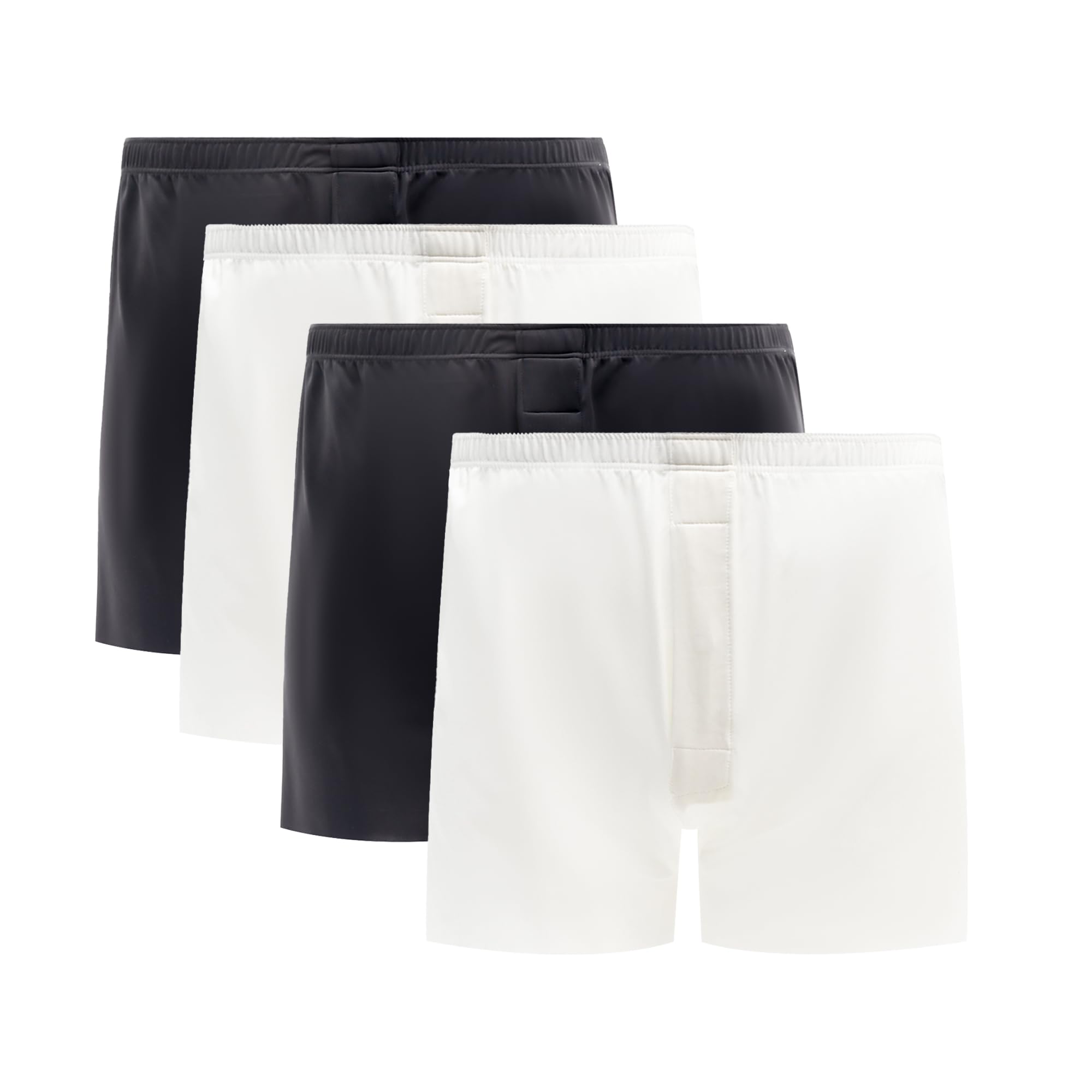 VISSAY Men's Tagless Boxer Underwear, Soft Comfortable Breathable Boxers Short, Silky Pajama Bottoms for Men