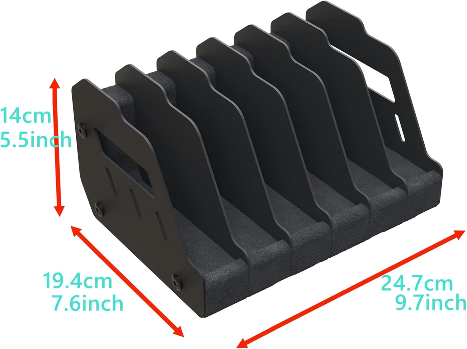 Handgun Pistol Rack Soft Foam Holder for Gun Cabinet Storage Safe Stand Accessories Organizer with Gun Slots
