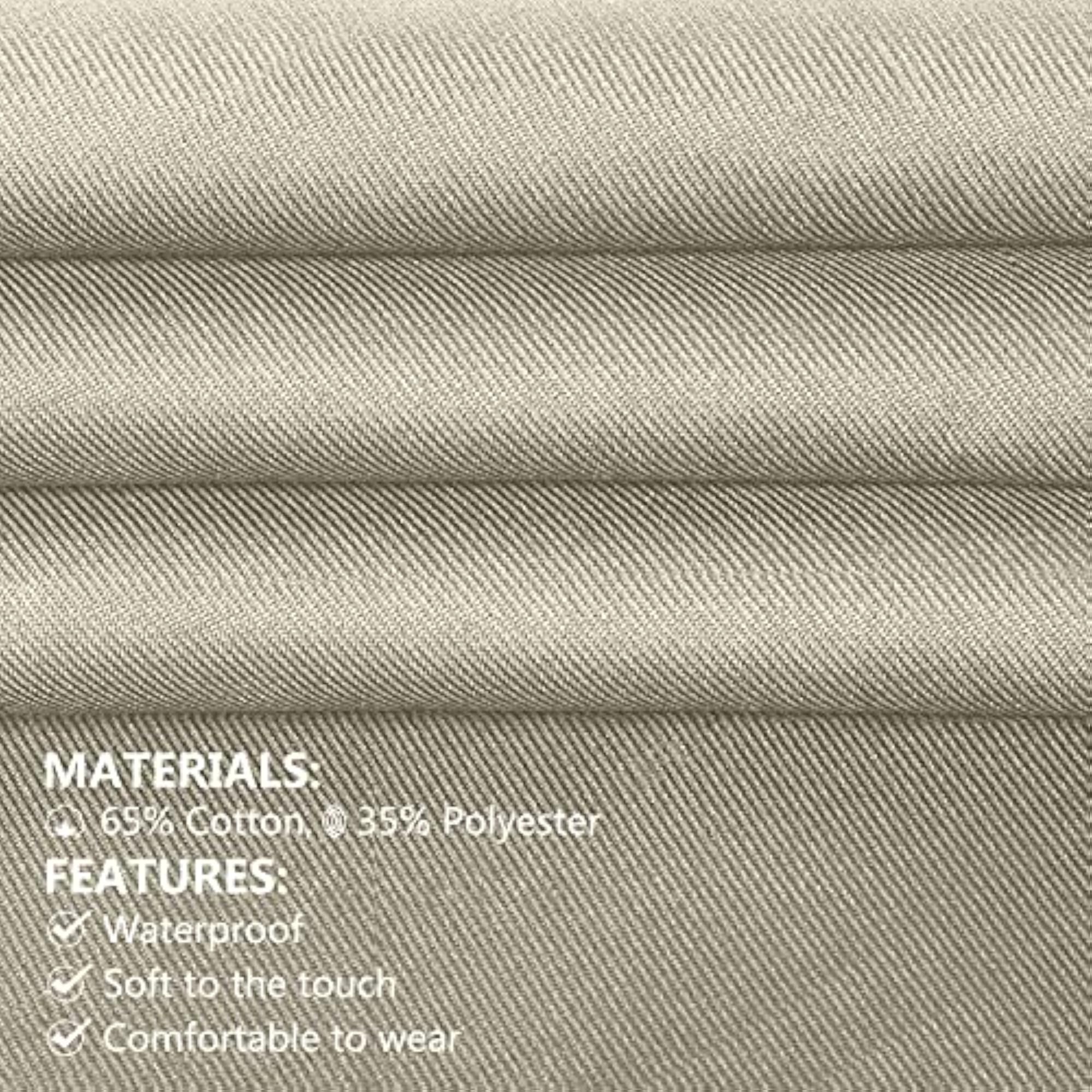 Adjustable Button Apron for Artists, 3 Pockets, Gray