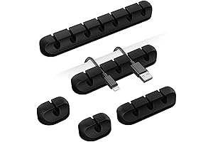 Self-Adhesive Cable Organizer Clips - Ultimate Wire Slot Management Solution