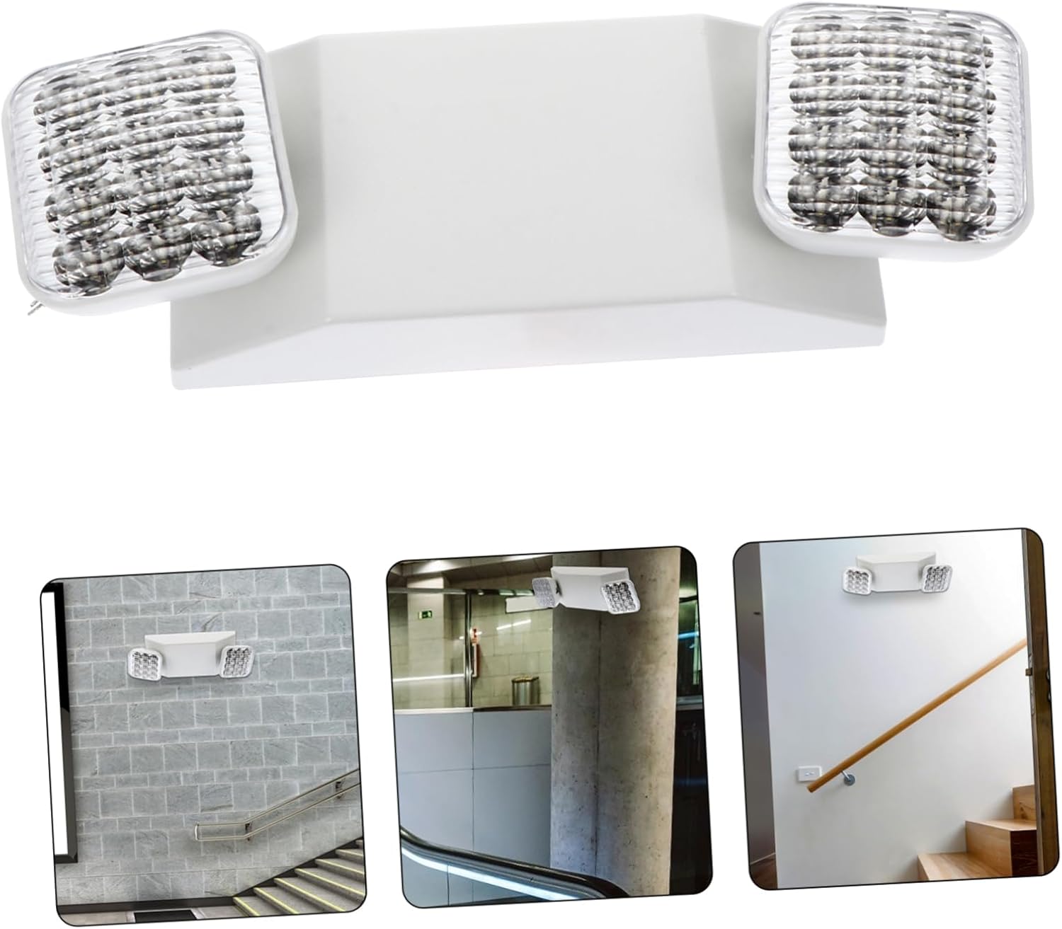 LIFKOME Indoor Building Emergency Illumination Lamp SMD Double-Head Emergency Light