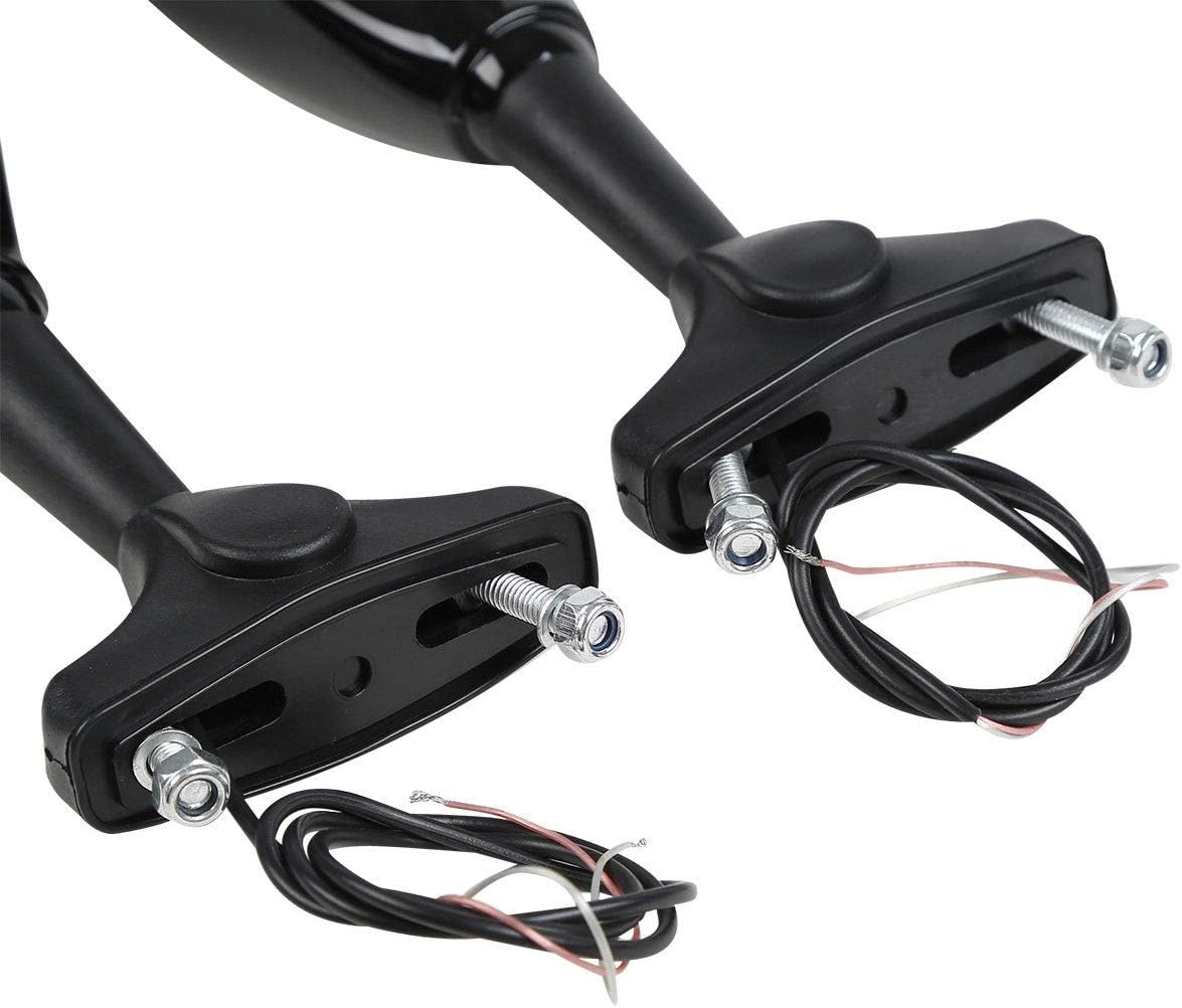 TCMT Turn Signal Integrated LED Mirrors Fit For Honda VFR800 Interceptor 03-07 Kawasaki Ninja ZX-10R 2004-2011 KTM RR312 08-09 Suzuki GSXR1000 09-11 Yamaha YZF-R6 06-11 BMW K1200S 05-08