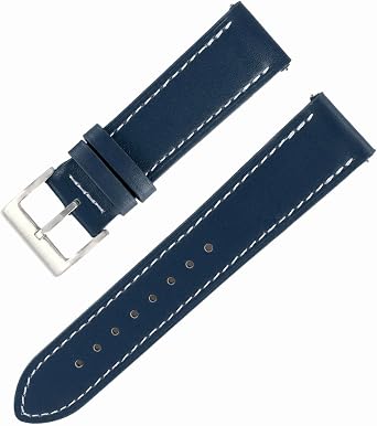 Leather Watch Straps for Men Women, Quick Release Watch Strap With Stainless Buckle, Replacement Watchbands 18mm 20mm 22mm
