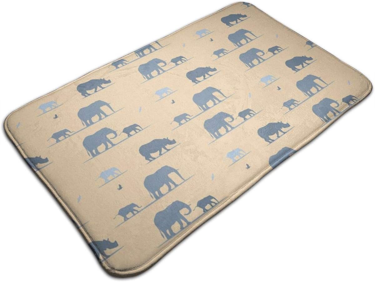 Elephants Soft Indoor Morden Area Rugs PadsFashion Home