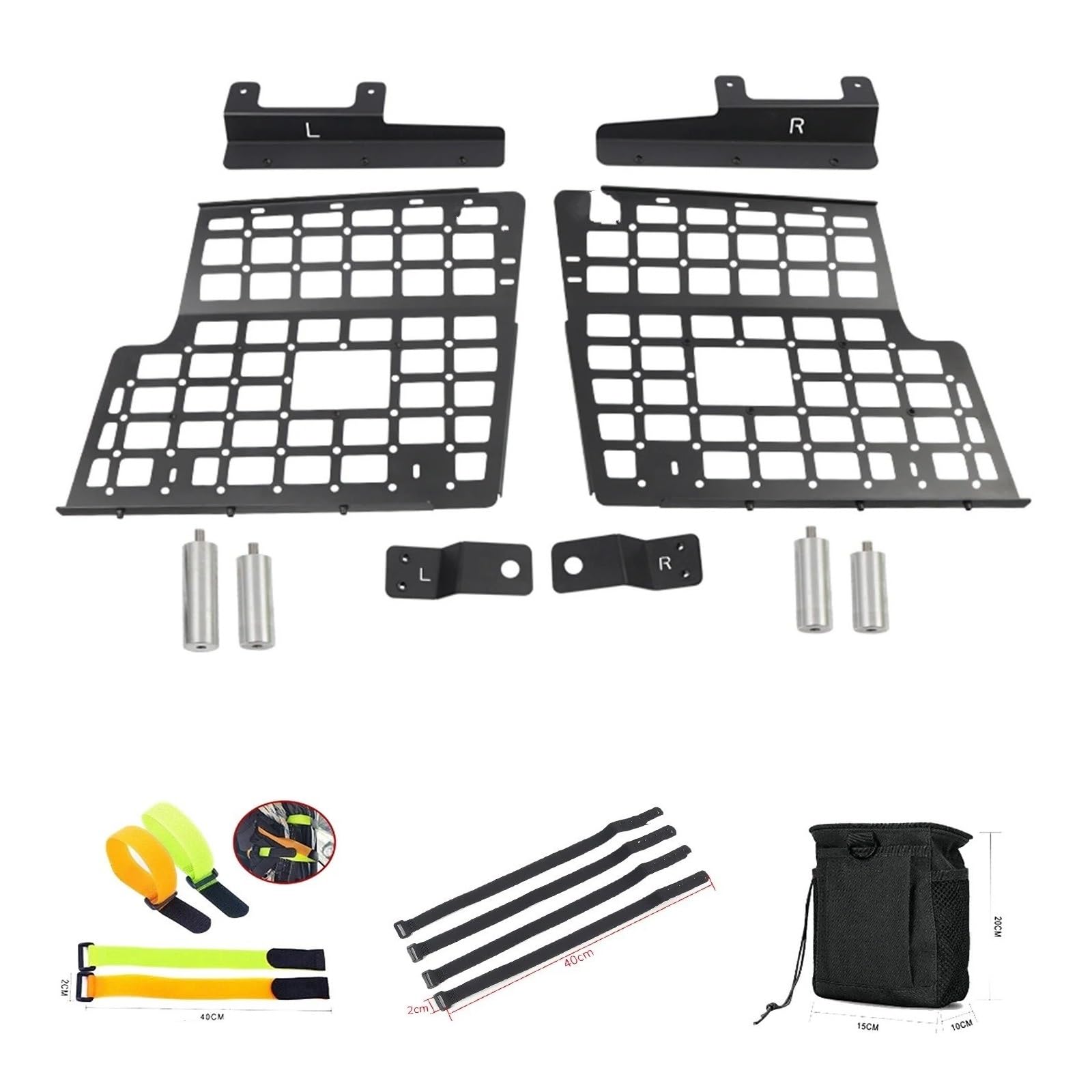 Cubierta Carga Maletero Trasero Estante Cortina Estante para Ventana Lateral Panel Almacenamiento Maletero Trasero para Toyota para Land para Cruiser para Prado LC90 LC95 1996-2002