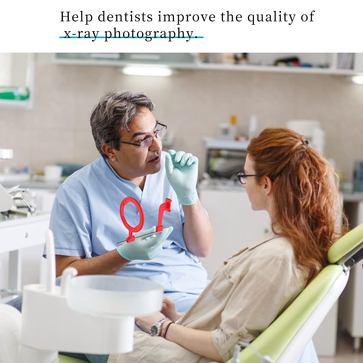 ANNWAH FPS 3000 XCP-DS Type Positioner Holders,Dental Intra Oral X-Ray Film Positioning System Complete Kit, Good for Students to Practice Xray Positioning, 1 Set Multi-Color(Not for Digital Sensor)