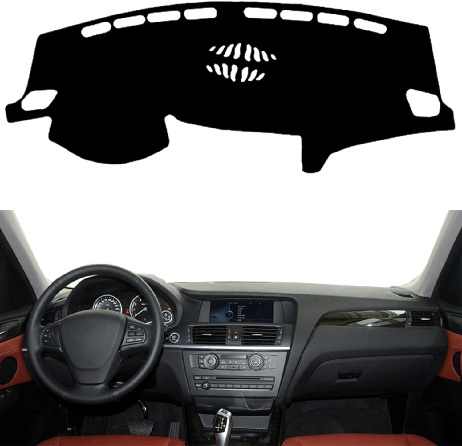 Car Dashboard Dash Board Cover Mat Carpet Compatible for BMW X3 2011 2012 2013 2014 2015 2016 2017 Left Hand Drive