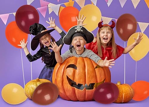 Miniatura 4 de Treasures Gifted Globos de otoño, globos de colores otoñales, globos de color otoño, globos naranjas de 12 pulgadas, globos albaricoque, globos