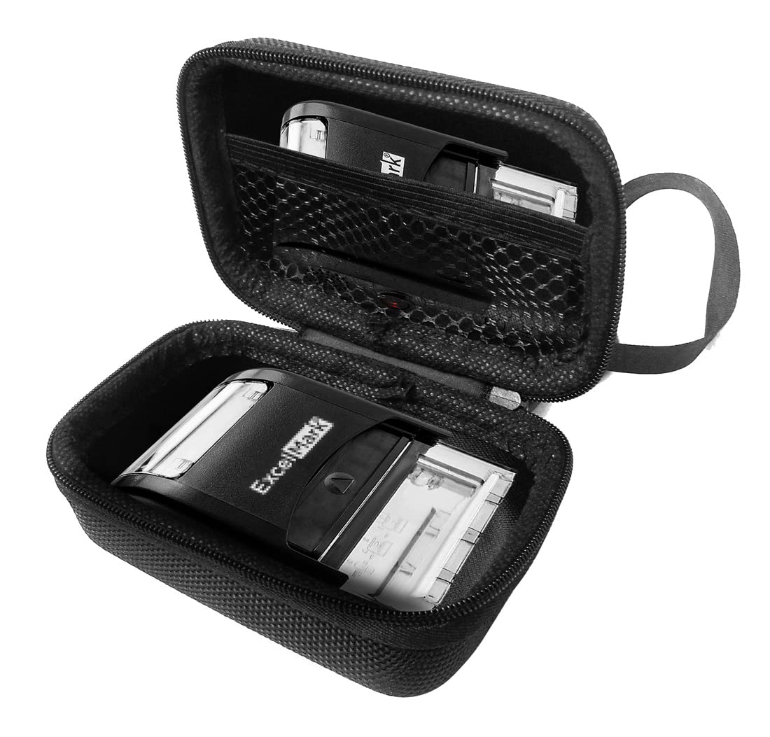 FitSand Travel Hard Case for ExcelMark Custom Self-Inking Stamp