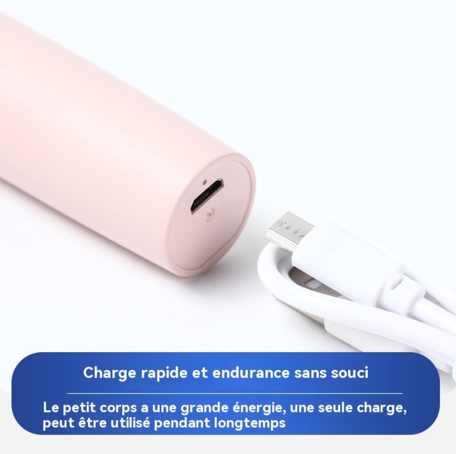 Epilsmooth Épilateur Visage 2026 Nouveau Electrique Femme USB Rechargeable Lumière LED Intégrée Rose