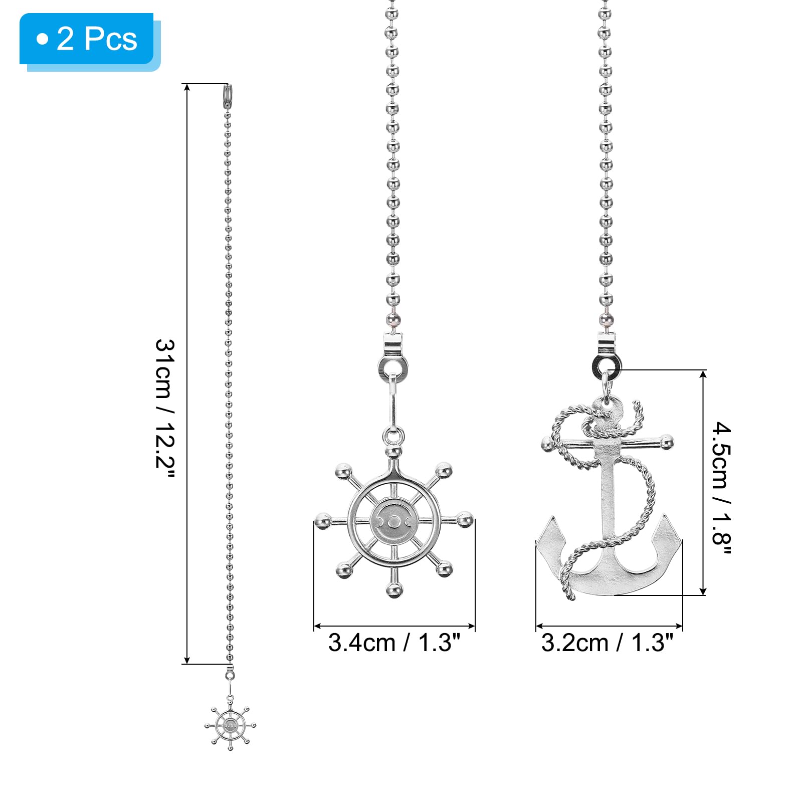 PATIKIL Ceiling Fan Pull Chain - Image 2