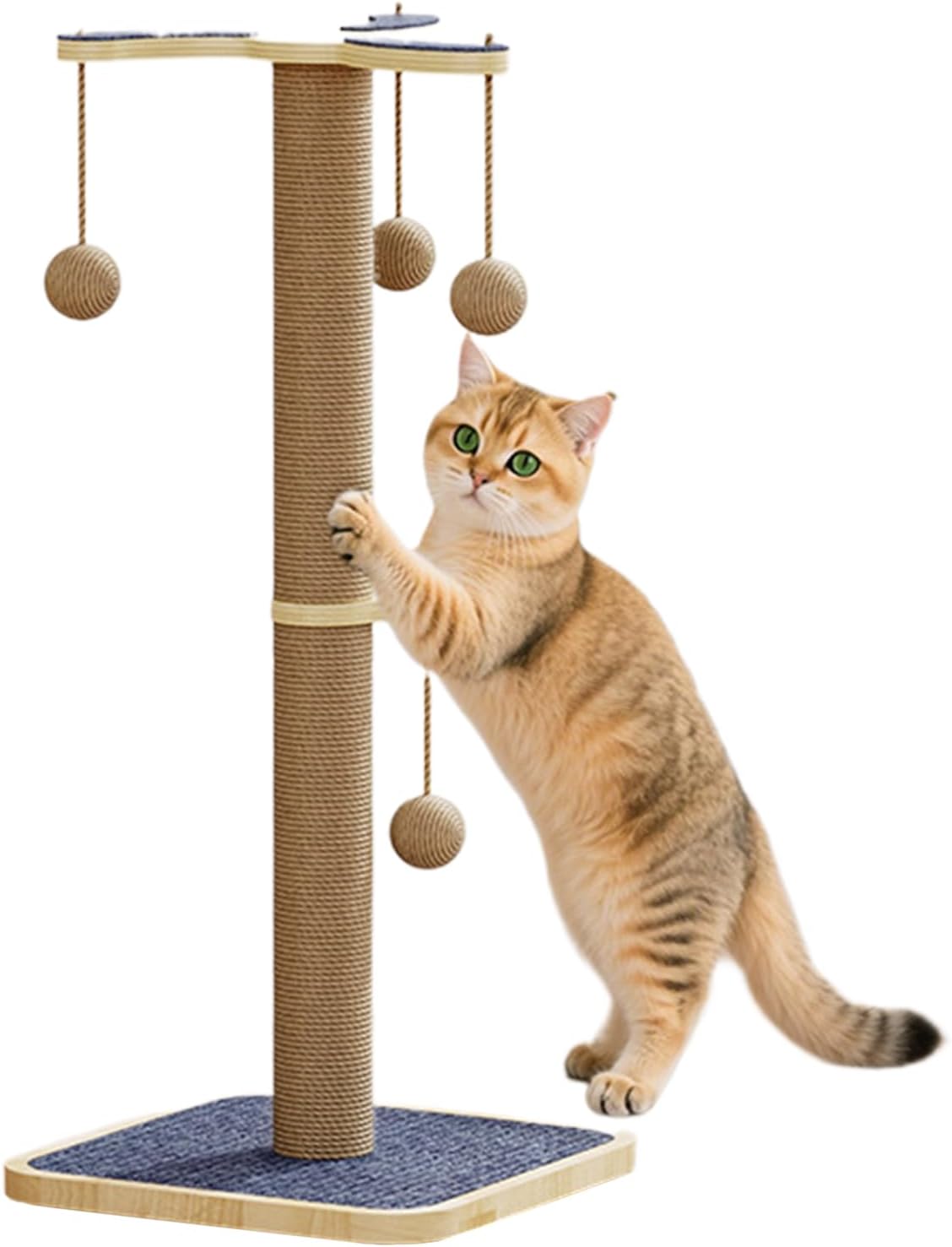 猫爪とぎ器 | 室内飼い猫用 成猫でも安心 爪研ぎ柱 | 子猫 おもちゃ キャットタワー 室内用 遊び 登り ストレス解消 カーペッ