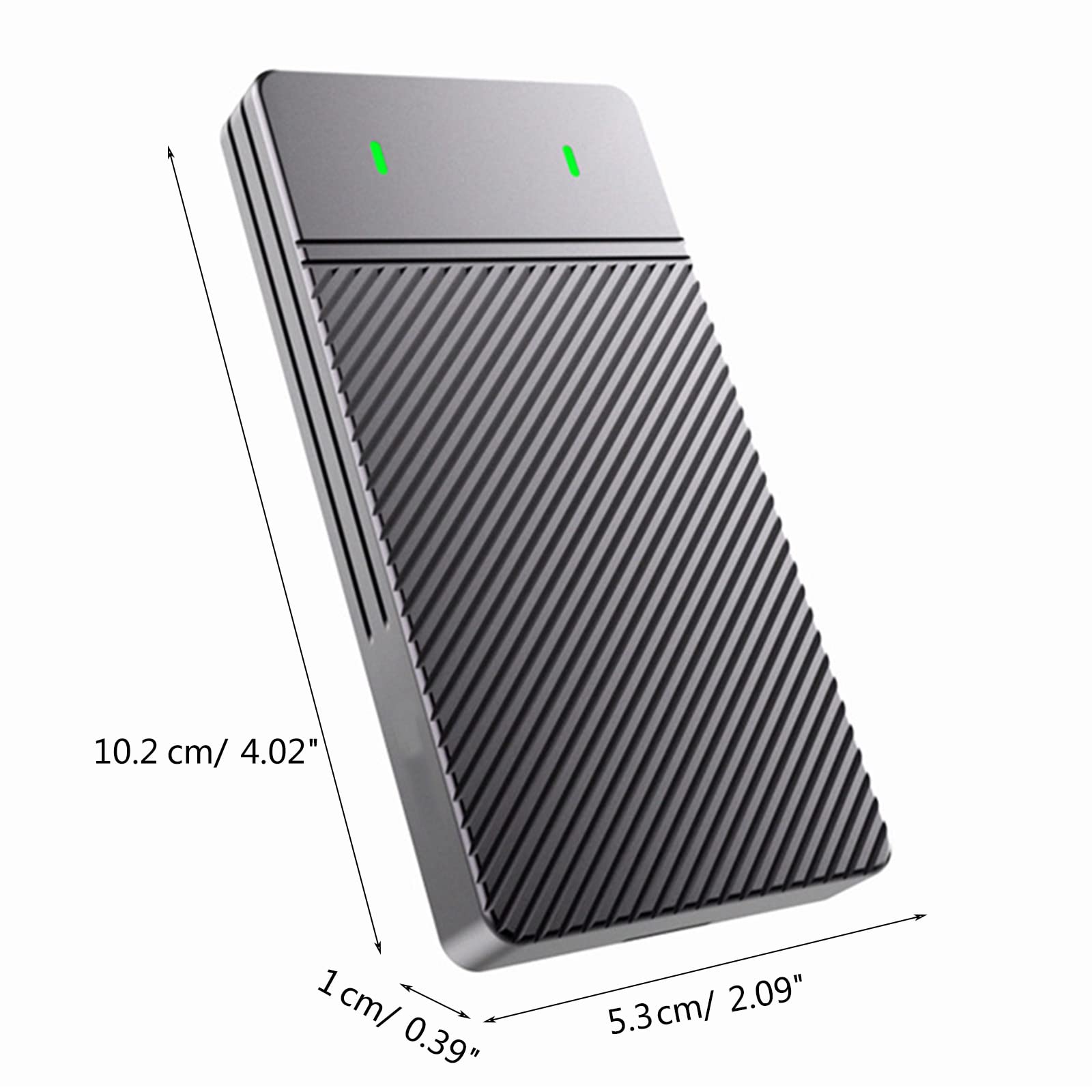 Custodia SSD NVMe Enclosure To USBC Enclosure SSD Adapter Dual-protocollo NVMe SSD Disk Box Enclosure Case