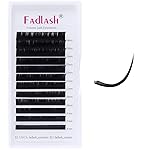 Lash Extension C D Curl Ellipse Eyelash Extensions .15 .20mm Flat Lashes Matte Single Lashes Classic Eyelash Extensions Individual Lashes (0.15-C, 12mm)