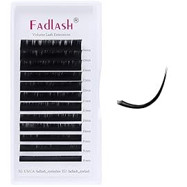 Lash Extension C D Curl Ellipse Eyelash Extensions .15 .20mm Flat Lashes Matte Single Lashes Classic Eyelash Extensions Individual Lashes (0.15-C, 12mm)
