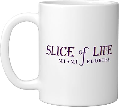 Dexter Slice of Life Ceramic Mug, White, 11oz