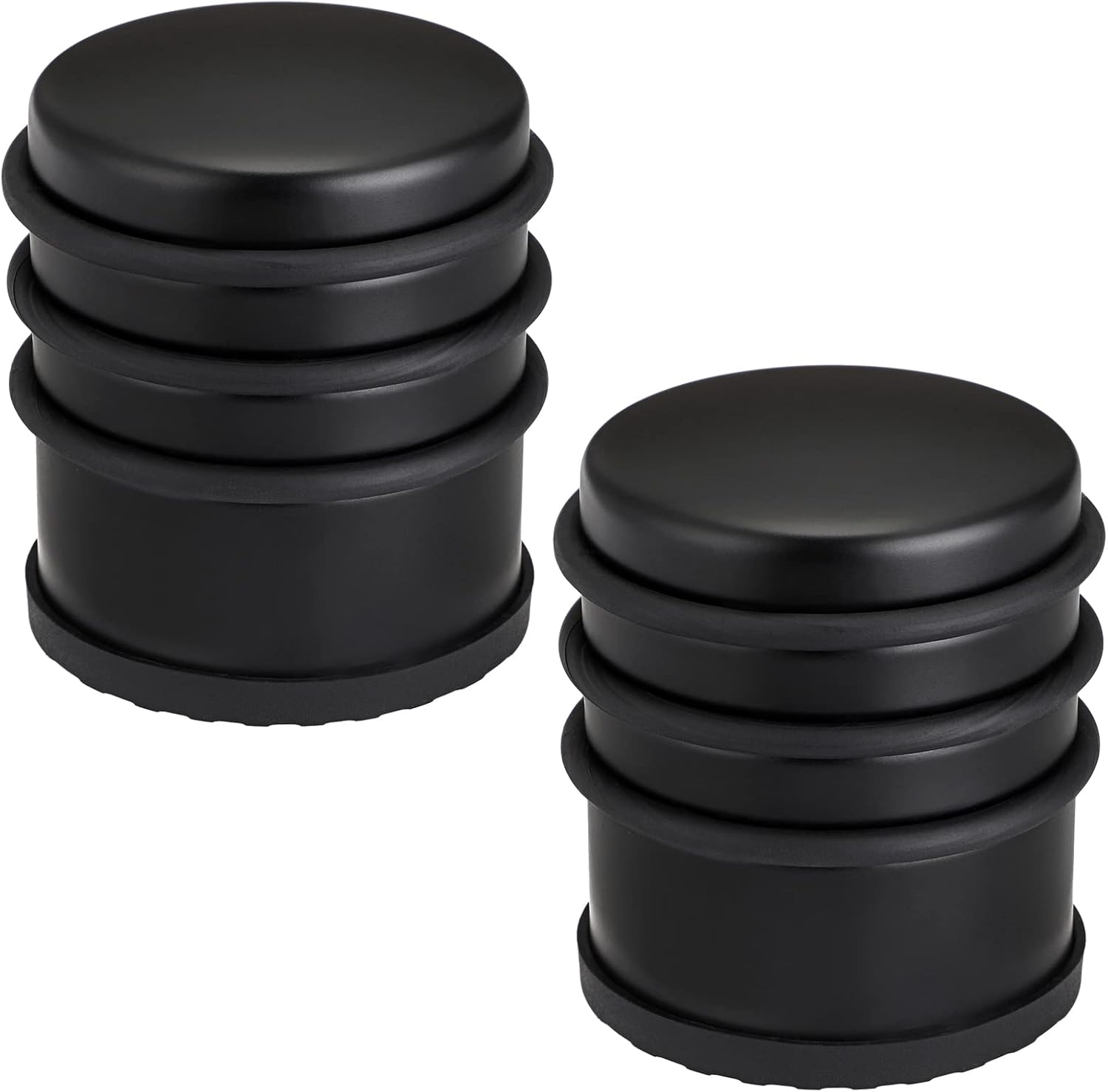 Sumnacon 2Pcs Heavy Duty Floor Door Stoppers No Drill Durability Stainless Steel Door Stops