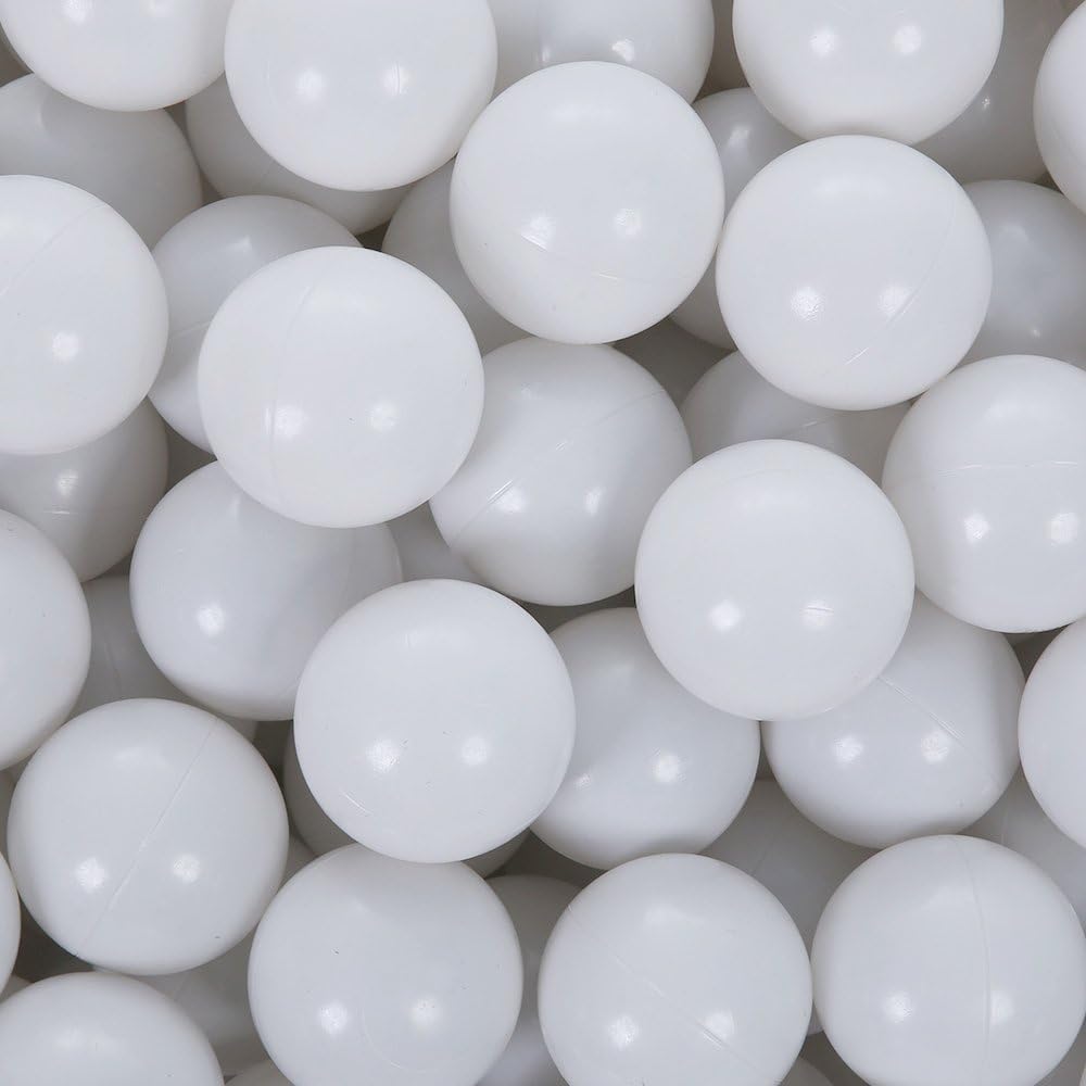 Ball Pit Balls - 2.75inches Plastic Phthalate & BPA Free Balls Crush Proof Stress Balls Swim Pit Fun Toy with Storage Bag for Baby Playhouse Birthday Party DecorationPack of 50