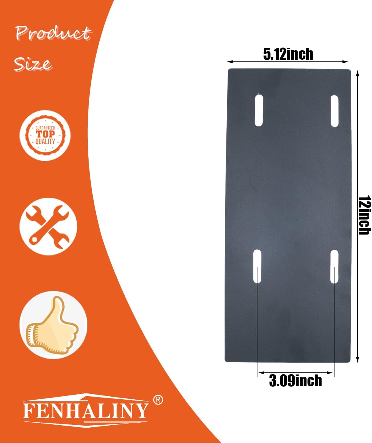 Mounting Plate Kit Compatible with Har-BOR Fre-Ight Predator Engine 212cc 6.5hp, Predator Mounting Plate, Engine Mount Plate Kit