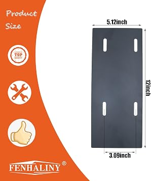 Mounting Plate Kit Compatible with Har-BOR Fre-Ight Predator Engine 212cc 6.5hp, Predator Mounting Plate, Engine Mount Plate Kit