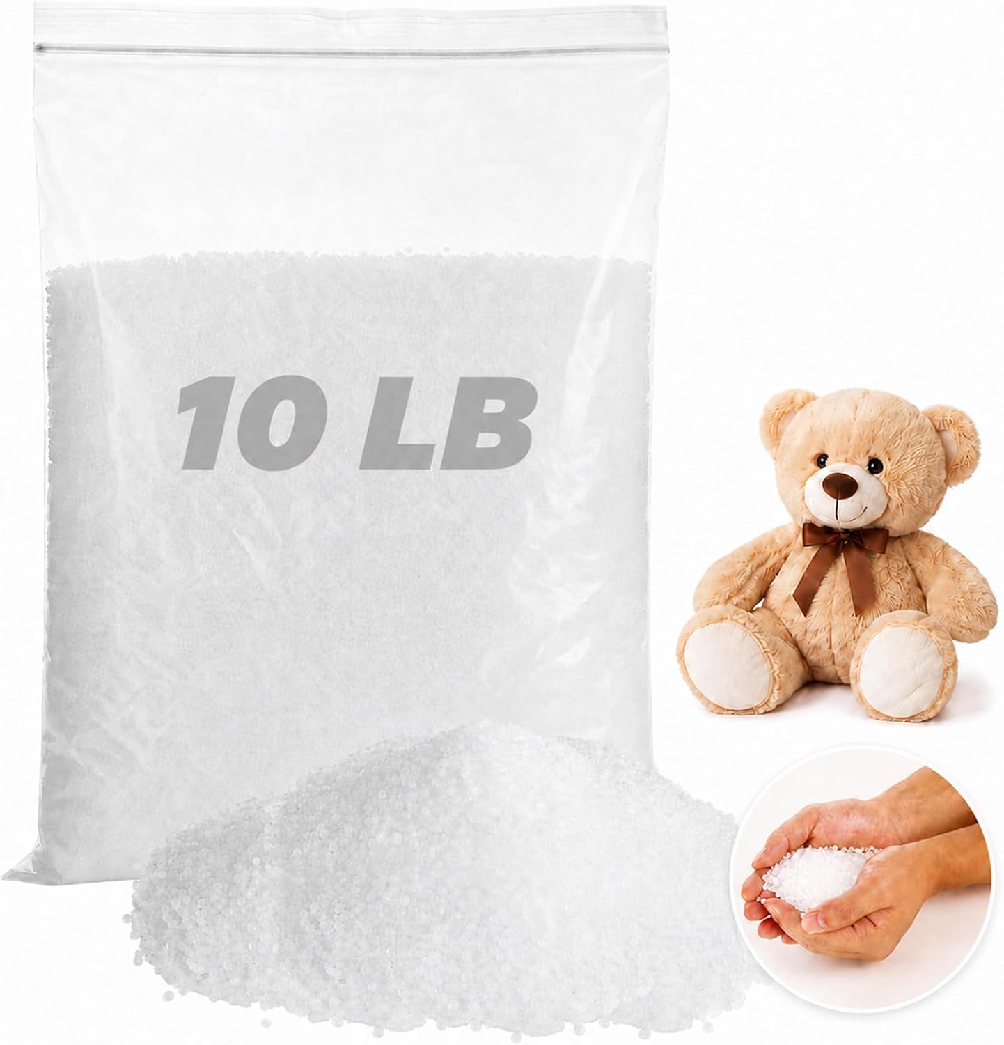Acrux7 10 LB Polypropylene Pellets Weighted Stuffing Beads