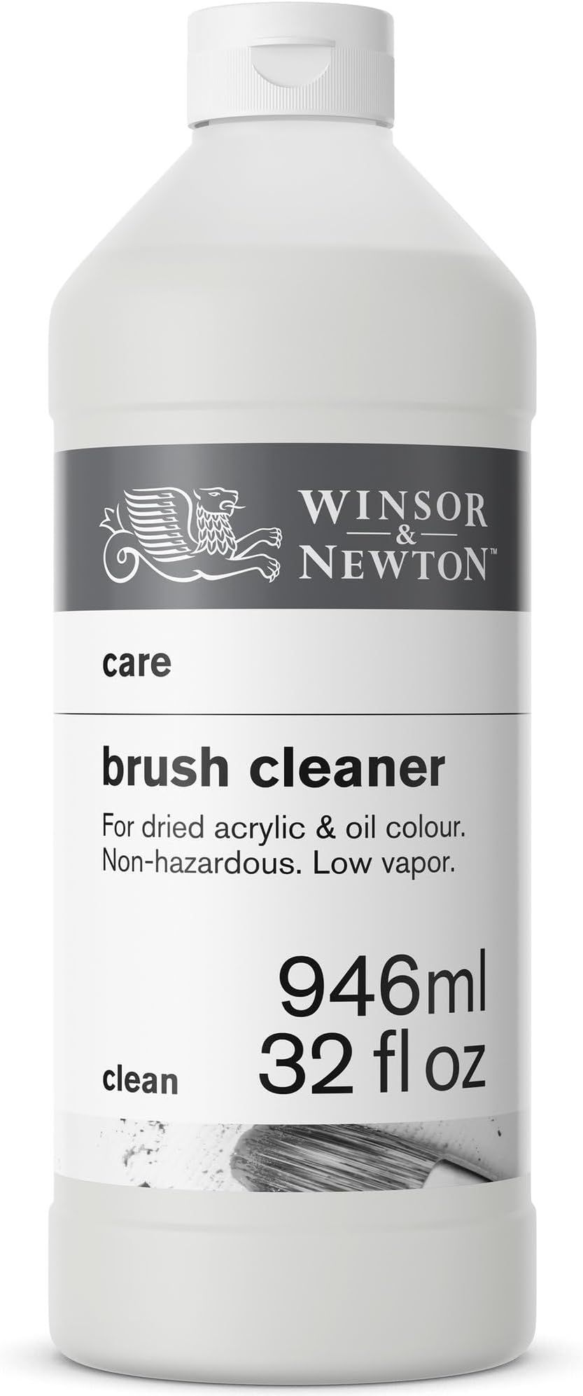 Winsor & Newton Brush Cleaner & Restorer 35.8 oz. bottle (Packaging