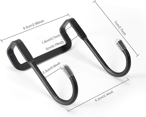 Miniatura 2 de 8 ganchos para colgar cajones en forma de S, ganchos de metal duradero para cocina, armario, baño, cajón, puerta de armario, puerta de armario para