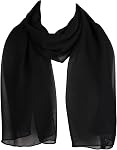 HatToSocks Chiffon Scarf Sheer Wrap for