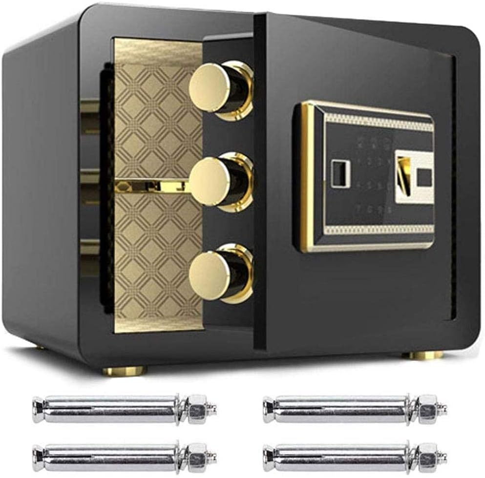 Digital Electronic Safe, Secure Metal Safe, Can Mounted in Wall or Floor, for Home Office School Hotel, 10x14x10 in