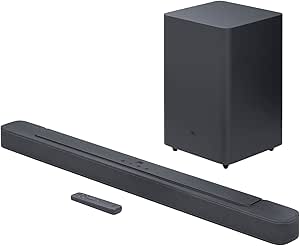 JBL Bar 2.1 Deep Bass (MK2) - 2.1 Channel Soundbar with Wireless Subwoofer (6.5’’), 300W, Bluetooth, Black